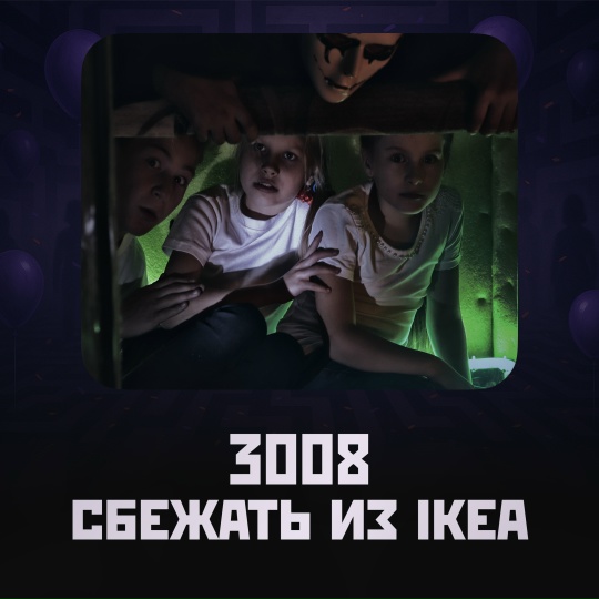 3008. Сбежать из IKEA